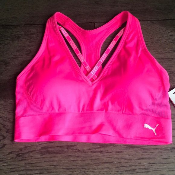 💖HP 09/26💖 Puma fuchsia woman’s sport bra - Picture 2 of 7